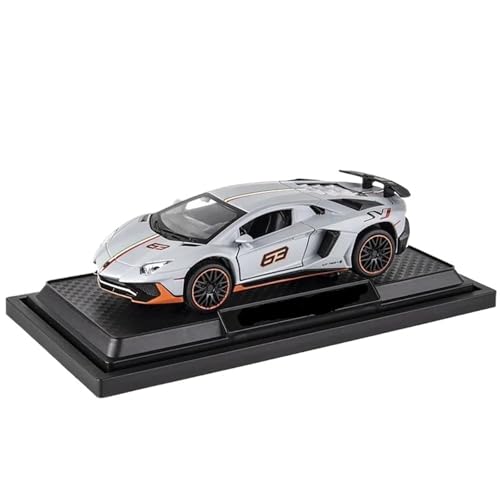 HQRTYBI 1:32 for SVJ LP780-4 Sportwagenmodell, Geeignet Als Geburtstagsgeschenk for Kinder(Gray) von HQRTYBI