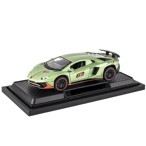 HQRTYBI 1:32 for SVJ LP780-4 Sportwagenmodell, Geeignet Als Geburtstagsgeschenk for Kinder(Green) von HQRTYBI