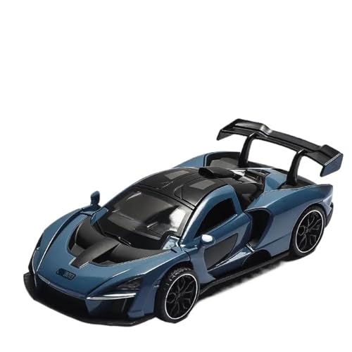 HQRTYBI 1:32 for Senna Legierung Sport Auto Diecast Metall Modell Simulation Pull Back Racing Kinder Geburtstag Präsentieren(Blue) von HQRTYBI