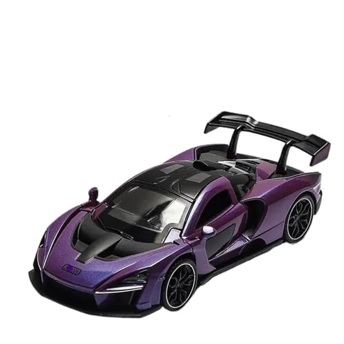 HQRTYBI 1:32 for Senna Legierung Sport Auto Diecast Metall Modell Simulation Pull Back Racing Kinder Geburtstag Präsentieren(Purple) von HQRTYBI