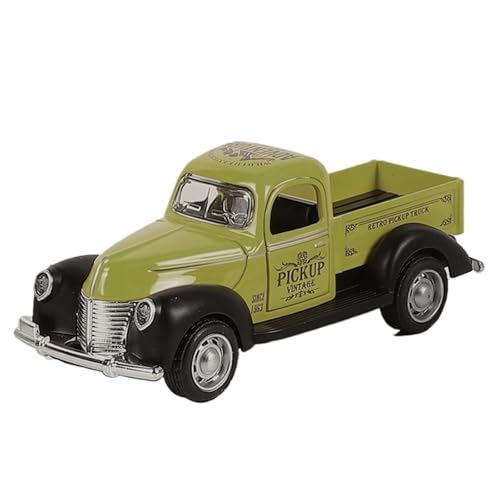 HQRTYBI 1:32 für Alu-Doppeltür-Pickup-Truck-Modell, Heimdekoration, Sammlung, Geschenk (grün) von HQRTYBI