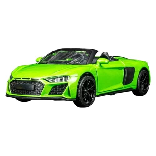 HQRTYBI 1:32 für R8 V10 Rennwagen-Modell-Ornamente, Türen können geöffnet werden (grün) von HQRTYBI