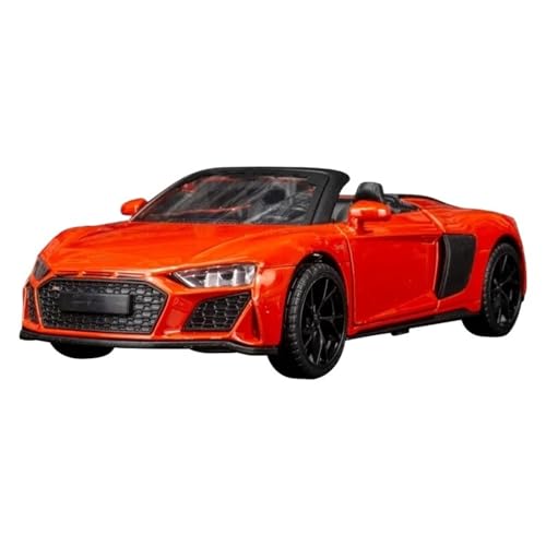 HQRTYBI 1:32 für R8 V10 Rennwagen-Modell-Ornamente, Türen können geöffnet werden (rot) von HQRTYBI