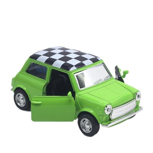HQRTYBI 1:32 für zweitürige Autos, Legierung, zurückziehbar, Vintage-Modell-Dekoration (grau) von HQRTYBI
