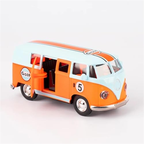 HQRTYBI 1:36 for Bus Transporter Legierung Diecast Modell for Volkswagen T1 Samba Auto Präsentieren(Blue) von HQRTYBI