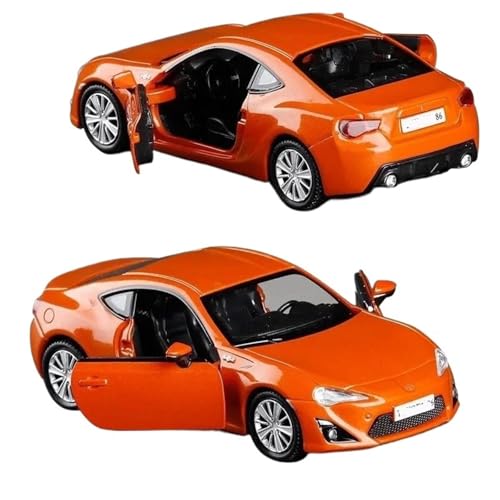 HQRTYBI 1:36 for GT86 Legierung Auto Modell Metall Diecast Präsentieren Kinder Sammlung Ornamente Display(Orange) von HQRTYBI