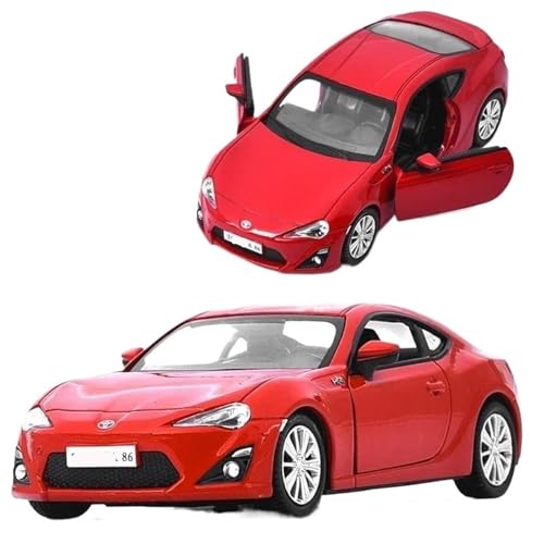 HQRTYBI 1:36 for GT86 Legierung Auto Modell Metall Diecast Präsentieren Kinder Sammlung Ornamente Display(Red) von HQRTYBI
