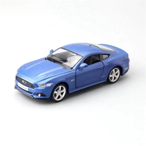 HQRTYBI 1:36 for Mustang GT Legierung Sportwagenmodell Druckguss Metall Spielzeugfahrzeuge Automodell Hohe Simulation Kinderspielzeug Geschenksammlung(Blue) von HQRTYBI