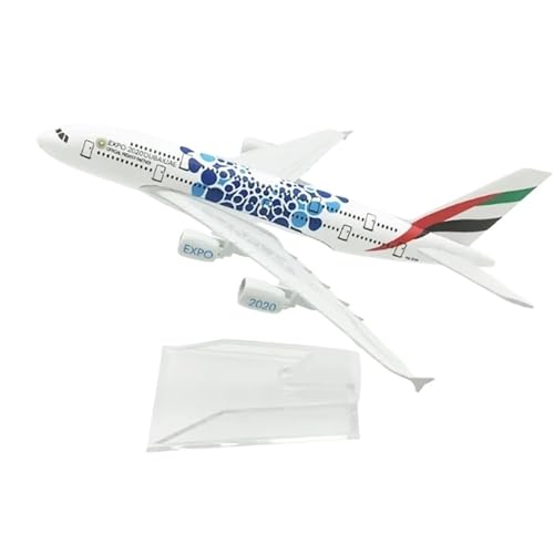HQRTYBI 1:400 für Flugzeugmodell 16 cm A380 A-380 Legierung Flugzeugmodell Sammlung Display Boutique Dekoration HQRTYBI 1:400 für Flugzeugmodell 16 cm A380 A-380 Legierung Flugzeugmodell Sammlung Display Boutique Dekoration von HQRTYBI