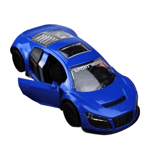 HQRTYBI 1:43 für R8 Racing Modellauto aus Legierung, simuliertes Fahrzeug, Geschenk (blau) von HQRTYBI