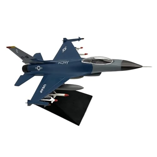 HQRTYBI 1:72 für YF-16 Jet-Flugzeug, Sammlerstück, statisches Modell, Geschenk (blau) von HQRTYBI