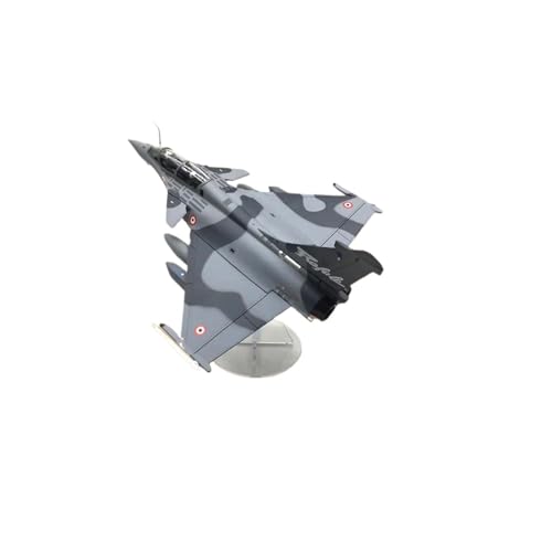 HQRTYBI 1:72 für französischen Rafale-Kampfflugzeug-Display mit Sockel für Schlafzimmer, Cafés, Bücherregal, Geschenk (grau) von HQRTYBI