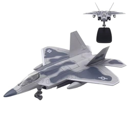 HQRTYBI Für: J30 J31 Su35 Su57 F16 F18 F35 B-2A SR-71 RQ-4 J10 J15 Fighter Jet Legierung Militärmodell Desktop-Zubehör (Orange) von HQRTYBI