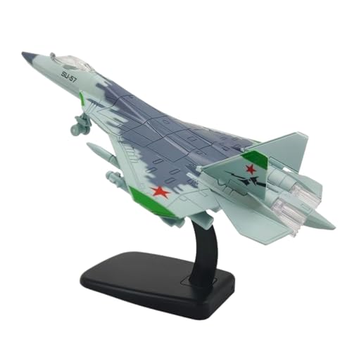 HQRTYBI Für: J30 J31 Su35 Su57 F16 F18 F35 B-2A SR-71 RQ-4 J10 J15 Fighter Jet Legierung Militärmodell Desktop-Zubehör (braun) von HQRTYBI