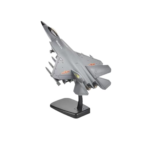 HQRTYBI Für: J30 J31 Su35 Su57 F16 F18 F35 B-2A SR-71 RQ-4 J10 J15 Fighter Jet Legierung Militärmodell Desktop-Zubehör (grau) von HQRTYBI