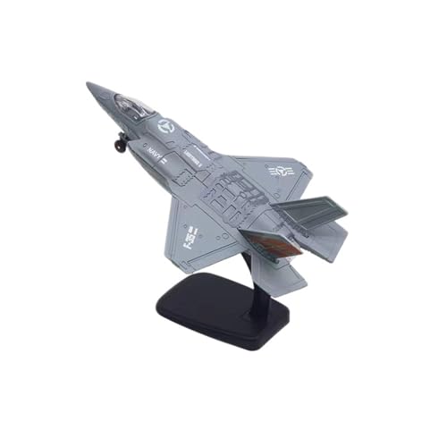 HQRTYBI Für: J30 J31 Su35 Su57 F16 F18 F35 B-2A SR-71 RQ-4 J10 J15 Fighter Jet Legierung Militärmodell Desktop-Zubehör (hellgelb) von HQRTYBI