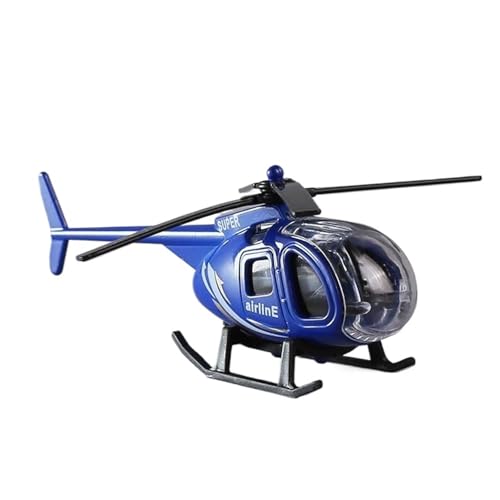 HQRTYBI Für: Schlüsselanhänger aus Legierung, Flugzeugmodell, Hubschrauber, Militär-Kämpfer, dekoratives Ornament, Sammlung, Geschenk (002 Blau) von HQRTYBI