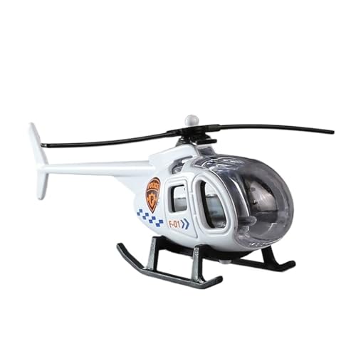 HQRTYBI Für: Schlüsselanhänger aus Legierung, Flugzeugmodell, Hubschrauber, Militär-Kämpfer, dekoratives Ornament, Sammlung, Geschenk (005 Weiß) von HQRTYBI