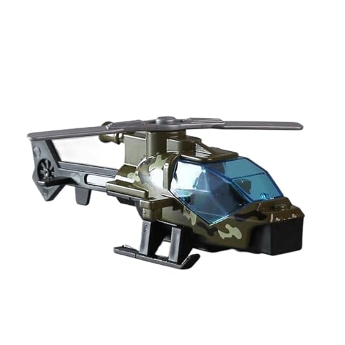 HQRTYBI Für: Schlüsselanhänger aus Legierung, Flugzeugmodell, Hubschrauber, Militär-Kämpfer, dekoratives Ornament, Sammlung, Geschenk (011 Grün) von HQRTYBI
