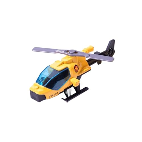 HQRTYBI Für: Schlüsselanhänger aus Legierung, Flugzeugmodell, Hubschrauber, Militär-Kämpfer, dekoratives Ornament, Sammlung, Geschenk (Schlüsselschnalle, Gelb, B) von HQRTYBI