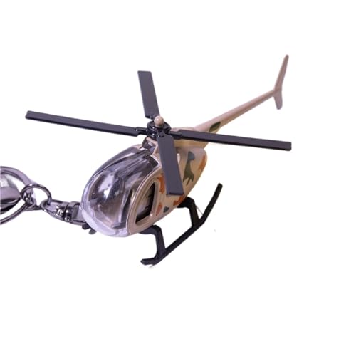 HQRTYBI Für: Schlüsselanhänger aus Legierung, Flugzeugmodell, Hubschrauber, Militär-Kämpfer, dekoratives Ornament, Sammlung, Geschenk (Schlüsselschnalle 013 A) von HQRTYBI