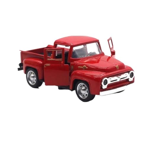 HQRTYBI for Klassische Pickups LKW-Automodelle Im Maßstab 1:32 Pullback-Legierung, Druckguss Und Fahrzeug Weihnachtskollektion Auto for Jungen Und Kinder(Red) von HQRTYBI