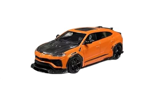 Neu In Magazin 1:64 Für Urus Liberty Wide Body Resin Car Alloy Miniature Diecast Silber Ornament Benutzerdefinierte Geschenk(Orange) von HQRTYBI