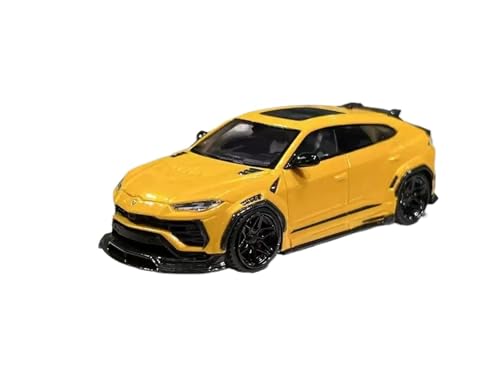 Neu In Magazin 1:64 Für Urus Liberty Wide Body Resin Car Alloy Miniature Diecast Silber Ornament Benutzerdefinierte Geschenk(Yellow) von HQRTYBI
