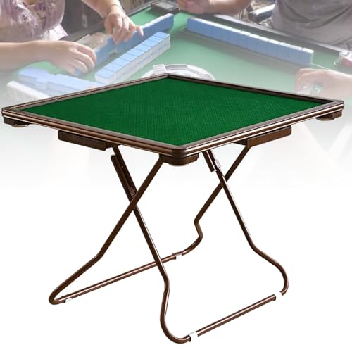 HQYMXYGEUR 4-Spieler-Karten-Mahjong-Tisch,tragbarer Multifunktions-Klapptisch mit 4 Getränkehaltern und 4 Chip-Rillen Klappbarer Spiel-Puzzletisch sowohl für den Innen-als auch für den Außenbereich HQYMXYGEUR 4-Spieler-Karten-Mahjong-Tisch,tragbarer Multifunktions-Klapptisch mit 4 Getränkehaltern und 4 Chip-Rillen Klappbarer Spiel-Puzzletisch sowohl für den Innen-als auch für den Außenbereich von HQYMXYGEUR