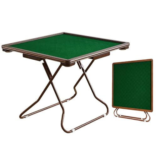 HQYMXYGEUR Klappbarer Mahjong-Tisch,tragbarer quadratischer Kartentisch,verfügt über Getränkehalter und Schubladen für Mahjong,Poker,Blackjack-Spiele usw. HQYMXYGEUR Klappbarer Mahjong-Tisch,tragbarer quadratischer Kartentisch,verfügt über Getränkehalter und Schubladen für Mahjong,Poker,Blackjack-Spiele usw. von HQYMXYGEUR