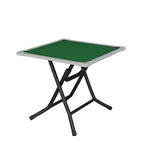 HQYMXYGEUR Klappbarer Mahjong-Tisch-Quadratischer Kartentisch für 4 Personen mit verschleißfestem Schreibtisch-Langlebiges Design(A) von HQYMXYGEUR