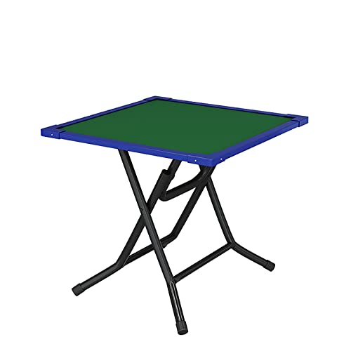 HQYMXYGEUR Klappbarer Mahjong-Tisch-Quadratischer Kartentisch für 4 Personen mit verschleißfestem Schreibtisch-Langlebiges Design(B) von HQYMXYGEUR
