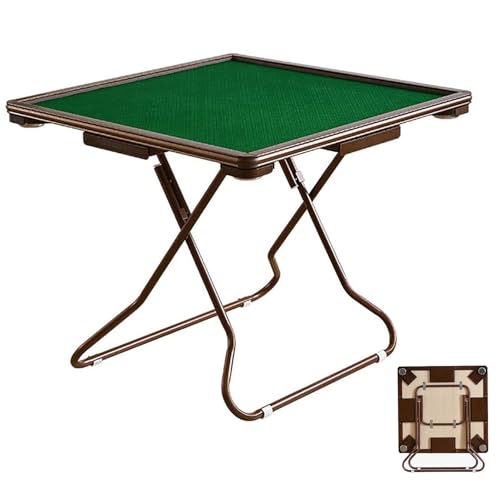 HQYMXYGEUR Mahjong-Tisch,klappbarer Domino-Tisch Quadrat 4-Spieler-Kartentisch Tragbarer Pokertisch mit 4 Getränkehaltern und Chip-Rillen Faltbarer Spiel-Puzzle-Tisch HQYMXYGEUR Mahjong-Tisch,klappbarer Domino-Tisch Quadrat 4-Spieler-Kartentisch Tragbarer Pokertisch mit 4 Getränkehaltern und Chip-Rillen Faltbarer Spiel-Puzzle-Tisch von HQYMXYGEUR