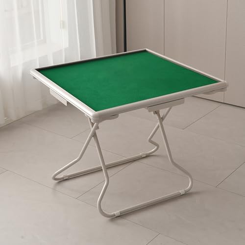 HQYMXYGEUR Mahjong Tisch 35" Mahjong Tisch klappbar,quadratischer 4-Spieler-Kartenspieltisch mit Getränkehaltern und Schublade,klappbarer Kartentisch Holz Desktop für Poker Domino HQYMXYGEUR Mahjong Tisch 35" Mahjong Tisch klappbar,quadratischer 4-Spieler-Kartenspieltisch mit Getränkehaltern und Schublade,klappbarer Kartentisch Holz Desktop für Poker Domino von HQYMXYGEUR