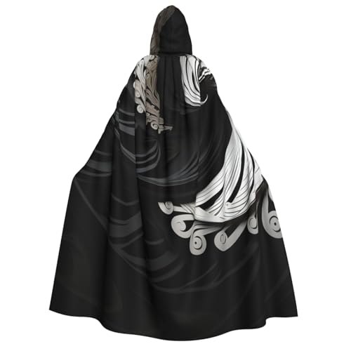 HQaxsfQxnr Kapuzenumhang Halloween Kapuzenumhang schwarz und weiß Bild Kapuzenmantel Herren Damen Halloween Umhang Cosplay Kostüme HQaxsfQxnr Kapuzenumhang Halloween Kapuzenumhang schwarz und weiß Bild Kapuzenmantel Herren Damen Halloween Umhang Cosplay Kostüme von HQaxsfQxnr