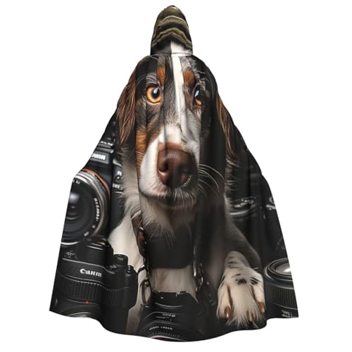 HQaxsfQxnr Kapuzenumhang für Halloween, Kapuzenumhang für Hunde mit Kamera, für Herren und Damen, Halloween-Umhang, Cosplay-Kostüme HQaxsfQxnr Kapuzenumhang für Halloween, Kapuzenumhang für Hunde mit Kamera, für Herren und Damen, Halloween-Umhang, Cosplay-Kostüme von HQaxsfQxnr