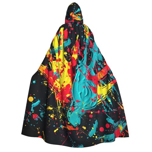 HQaxsfQxnr Kapuzenumhang für Halloween, bunte Handabdrücke, Kapuzenmantel, für Herren und Damen, Halloween-Umhang, Cosplay-Kostüme HQaxsfQxnr Kapuzenumhang für Halloween, bunte Handabdrücke, Kapuzenmantel, für Herren und Damen, Halloween-Umhang, Cosplay-Kostüme von HQaxsfQxnr