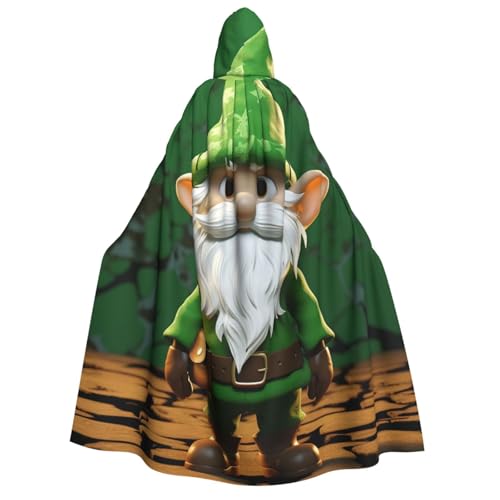 HQaxsfQxnr Kapuzenumhang für Halloween, grüner Zwerg, Kapuzenmantel, für Herren und Damen, Halloween-Umhang, Cosplay-Kostüme HQaxsfQxnr Kapuzenumhang für Halloween, grüner Zwerg, Kapuzenmantel, für Herren und Damen, Halloween-Umhang, Cosplay-Kostüme von HQaxsfQxnr