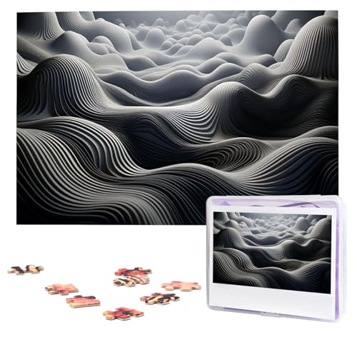 Puzzles, 1000 Teile, personalisierbar, gewellte Linien, Fotopuzzle mit Aufbewahrungstasche, herausforderndes Bilderpuzzle für Erwachsene, Bilderpuzzle für Familie, Dekor-Puzzle, 74,9 x 50 cm Puzzles, 1000 Teile, personalisierbar, gewellte Linien, Fotopuzzle mit Aufbewahrungstasche, herausforderndes Bilderpuzzle für Erwachsene, Bilderpuzzle für Familie, Dekor-Puzzle, 74,9 x 50 cm von HQaxsfQxnr