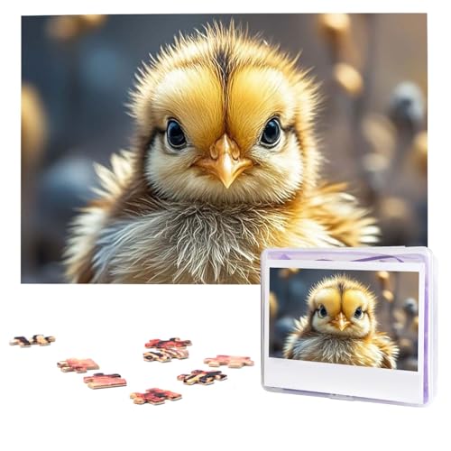 Puzzles, 1000 Teile, personalisiertes Puzzle, Huhn, Küken, Fotopuzzle mit Aufbewahrungstasche, herausforderndes Bilderpuzzle für Erwachsene, Bilderpuzzle für Familie, Dekor-Puzzle, 74,9 x 50 cm Puzzles, 1000 Teile, personalisiertes Puzzle, Huhn, Küken, Fotopuzzle mit Aufbewahrungstasche, herausforderndes Bilderpuzzle für Erwachsene, Bilderpuzzle für Familie, Dekor-Puzzle, 74,9 x 50 cm von HQaxsfQxnr