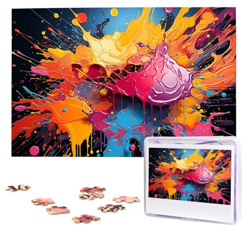 Puzzles, 1000 Teile, personalisiertes Puzzle, Spritzbilder, Fotopuzzle mit Aufbewahrungstasche, herausforderndes Bilderpuzzle für Erwachsene, Bilderpuzzle für Familie, Dekor-Puzzle, 74,9 x 50 cm Puzzles, 1000 Teile, personalisiertes Puzzle, Spritzbilder, Fotopuzzle mit Aufbewahrungstasche, herausforderndes Bilderpuzzle für Erwachsene, Bilderpuzzle für Familie, Dekor-Puzzle, 74,9 x 50 cm von HQaxsfQxnr