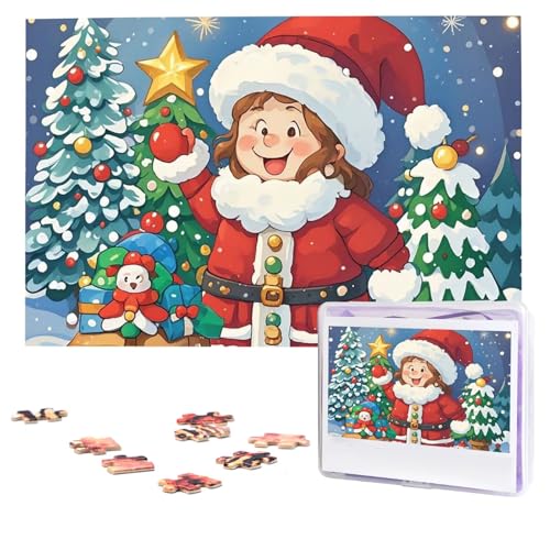 Puzzles, 1000 Teile, personalisiertes Puzzle, Weihnachten, Winter, Fotopuzzle mit Aufbewahrungstasche, herausforderndes Bilderpuzzle für Erwachsene, Bilderpuzzle für Familie, Dekor-Puzzle, 74,9 x 50 Puzzles, 1000 Teile, personalisiertes Puzzle, Weihnachten, Winter, Fotopuzzle mit Aufbewahrungstasche, herausforderndes Bilderpuzzle für Erwachsene, Bilderpuzzle für Familie, Dekor-Puzzle, 74,9 x 50 von HQaxsfQxnr