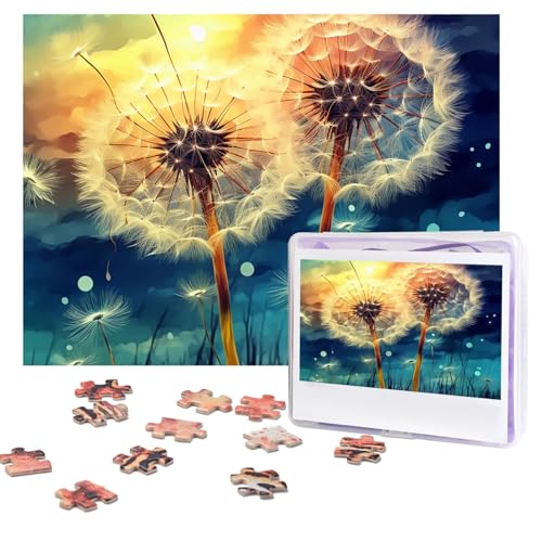 Puzzles, 500 Teile, personalisierbar, Löwenzahn, DIY, Zeichnen, Malen, Fotopuzzle mit Aufbewahrungstasche, herausforderndes Bilderpuzzle für Erwachsene, Bilderpuzzle für Familie, Dekor, Puzzle, 51,8 x Puzzles, 500 Teile, personalisierbar, Löwenzahn, DIY, Zeichnen, Malen, Fotopuzzle mit Aufbewahrungstasche, herausforderndes Bilderpuzzle für Erwachsene, Bilderpuzzle für Familie, Dekor, Puzzle, 51,8 x von HQaxsfQxnr