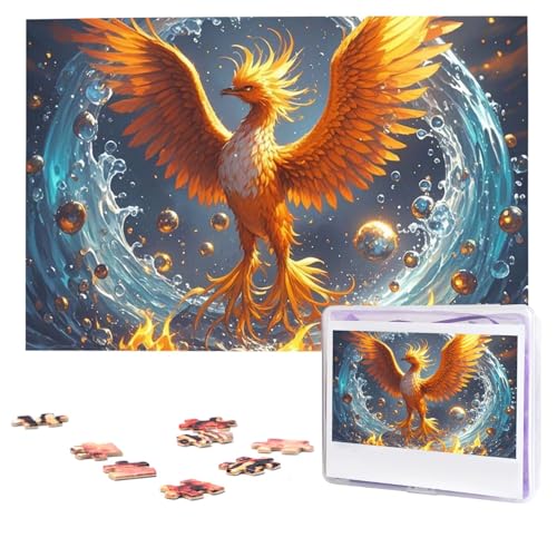 Puzzles 1000 Teile, personalisiertes Puzzle mit Feuer und Wasser, Phoenix-Fotopuzzle mit Aufbewahrungstasche, herausforderndes Bilderpuzzle für Erwachsene, Bilderpuzzle für Familie, Dekor-Puzzle, 74,9 Puzzles 1000 Teile, personalisiertes Puzzle mit Feuer und Wasser, Phoenix-Fotopuzzle mit Aufbewahrungstasche, herausforderndes Bilderpuzzle für Erwachsene, Bilderpuzzle für Familie, Dekor-Puzzle, 74,9 von HQaxsfQxnr