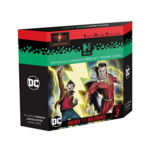 HRO 10037761-0001 Hybrid Trading Cards-Chapter 3: Shazam-8-Pack Premium Starter Box von HRO