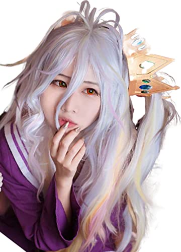 HROUGE Sweetheart Cosplay Perücke for No Game No Life Shiro von HROUGE