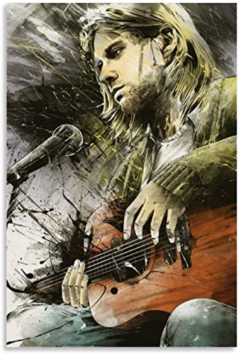1000 Teile Puzzle Kurt Cobain berühmte Rockmusik-Sänger-Malerei Holz Puzzle Erwachsene Stress Freisetzung Spiel 1000 Piece 29.5x19.6inch(75x50cm) Kein Rahmen von HRTNS