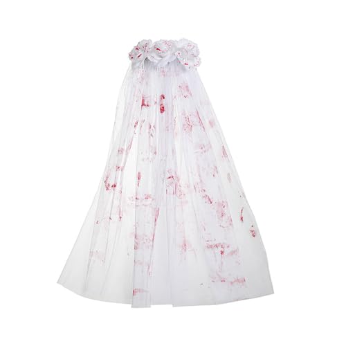 HSAJS Halloween Haarschmuck Halloween Gothic Stirnband Schleier der Leichenbraut Halloween Blutschleier Maskerade Haarschmuck mit Kamm Blumenschleier Kopfschmuck Schleier Stoff HSAJS Halloween Haarschmuck Halloween Gothic Stirnband Schleier der Leichenbraut Halloween Blutschleier Maskerade Haarschmuck mit Kamm Blumenschleier Kopfschmuck Schleier Stoff von HSAJS