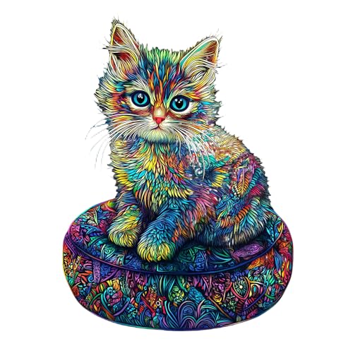 Handhebende Schwarze Katze Puzzle | Süßes Design und hohe Herausforderung | EIN Stressabbau-Spielzeug für Katzenliebhaber Handhebende Schwarze Katze Puzzle | Süßes Design und hohe Herausforderung | EIN Stressabbau-Spielzeug für Katzenliebhaber von HSETIY