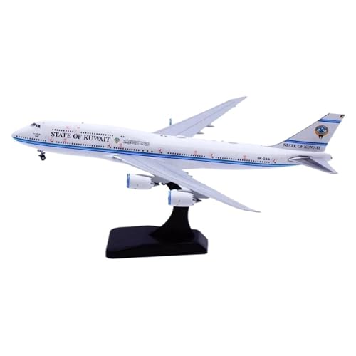 0 Legierung Flugzeug im Maßstab 1:400 Für Kuwaitische Boeing B747-8 (BBJ) Metall-Flugzeugmodell 9K-GAA Mit Ständer von HSEYWVDJF